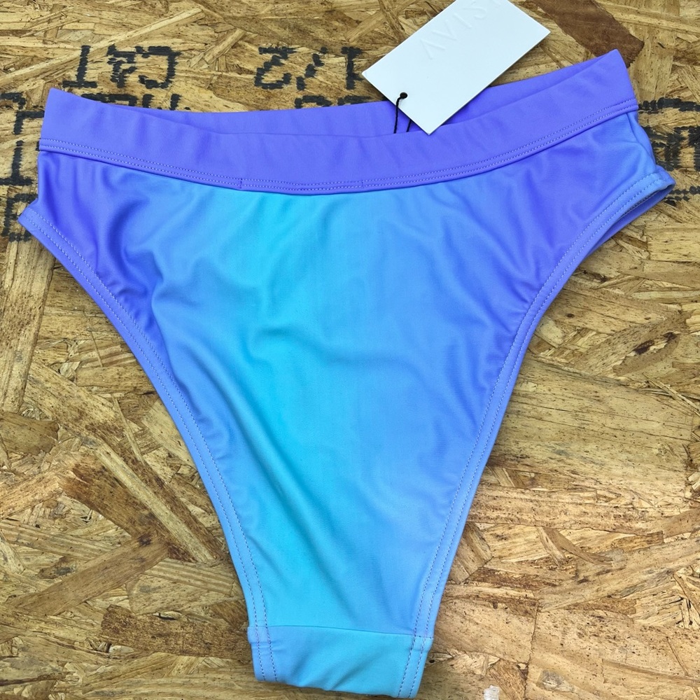 NWT ASOS VAI21 high waist high leg bikini bottom